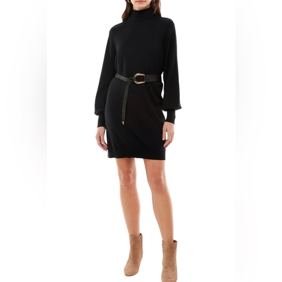 WAYF - Morela Long Sleeve Turtleneck Sweater Dress XL NWT - Picture 5 of 12